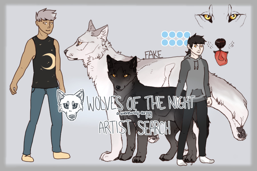 ✩ ☾ WOLVES OF THE NIGHT ☽ ✩ || artist search