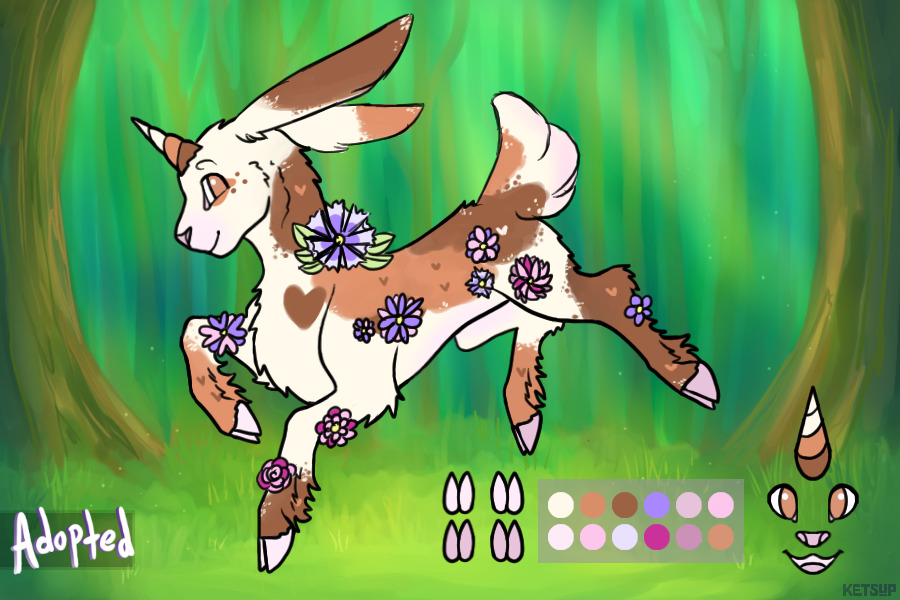 Lambicorn #257 // Flower Rabbit