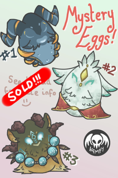 Mystery Eggs Batch! - SOLD