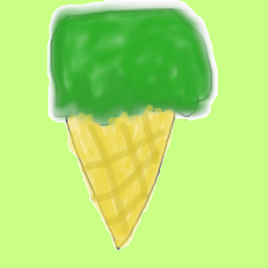 Icecream pistachio
