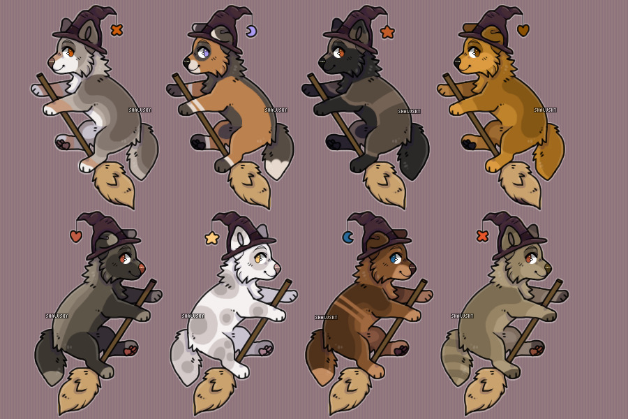 Witchy Dog Adopts 8/8 OPEN