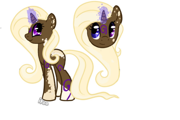 Moonswirl inspired pony