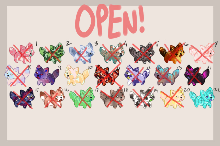 open adopts !! (3/21)
