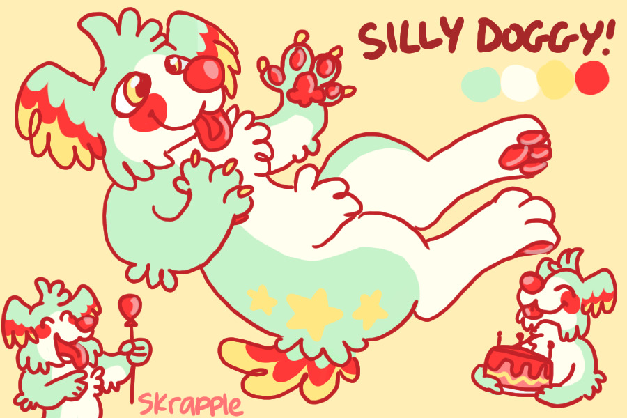 A silly doggy for auction! Offer pets to adopt! CLOSED!