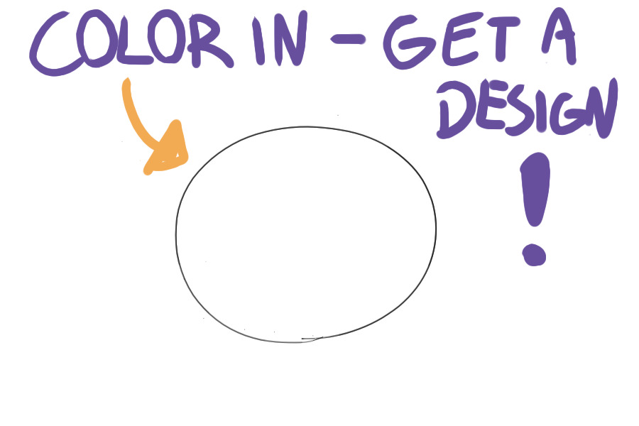 Color the circle, get a character (FIRST 3)