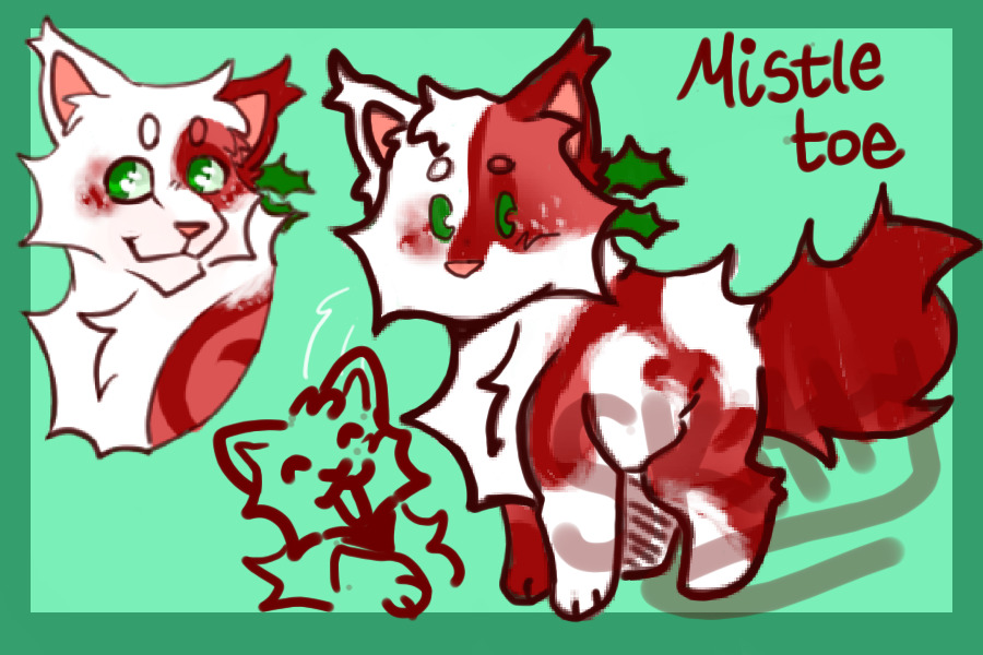 Cat Adopt - Mistletoe (CLOSED)