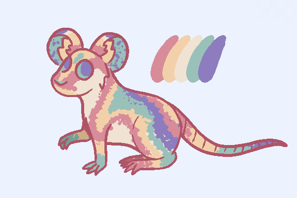 Faded Rainbow Rat Raffle (CLOSED)
