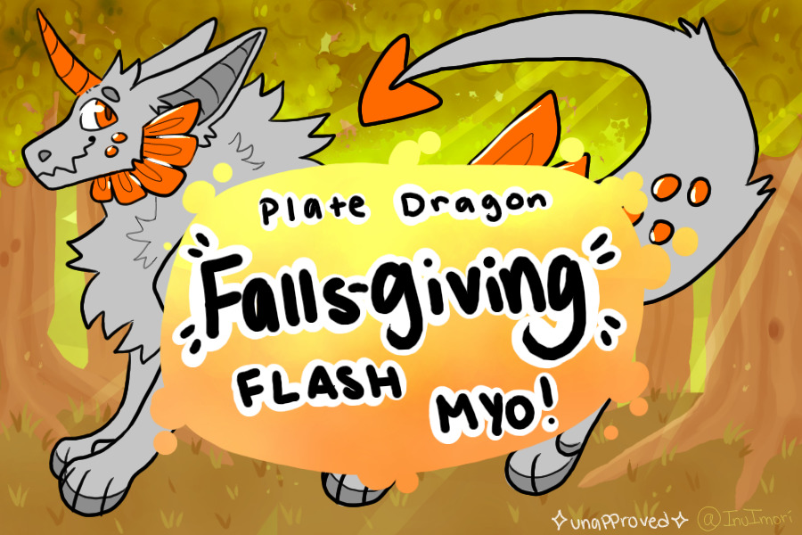 Plate Dragon Falls-giving FLASH MYO [CLOSED]