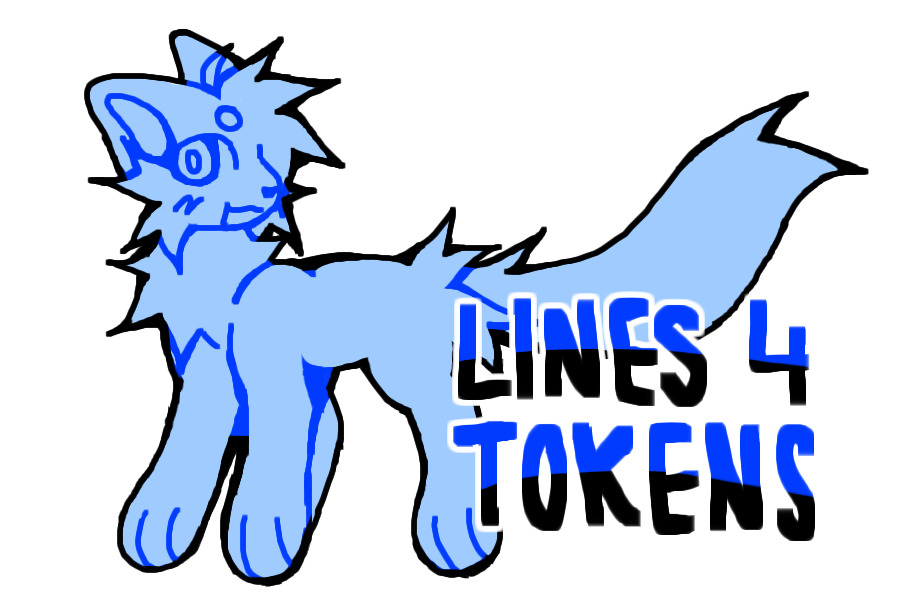 cat lines for tokens