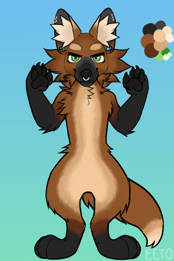 Maned Wolf Anthro 💛 Owned by KogasBabyGirl