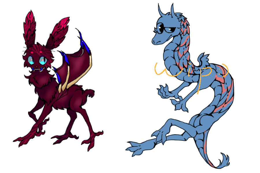 Two adopts(1/2 open)