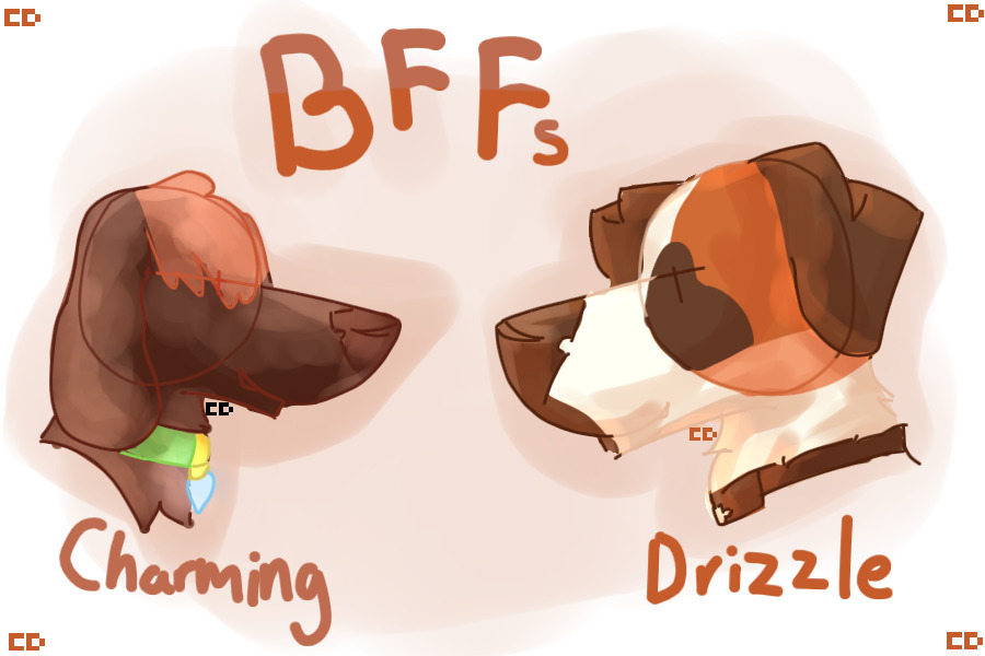charming & drizzle; BFFs!