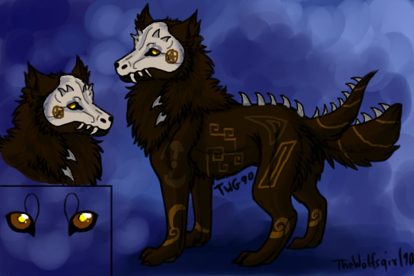 Azreal Cresent (Daemon Wolf)