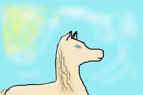 Cream Horse