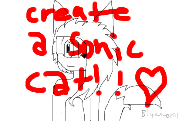 Create a Sonic cat!