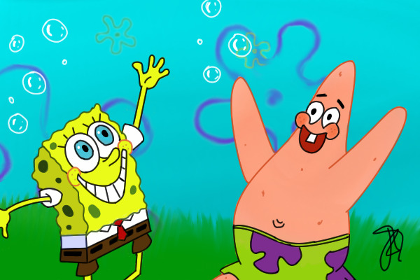Spongebob & Patrick 8D