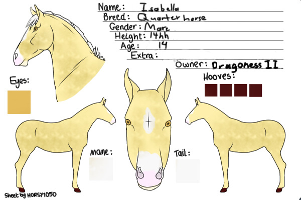 Equine Domain Adoptions - Isabella - Adopted!