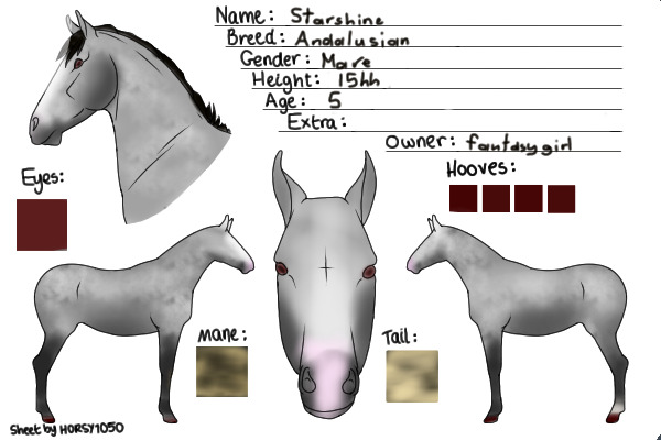 Equine Domain Adoptions - Starshine (CUSTOM)