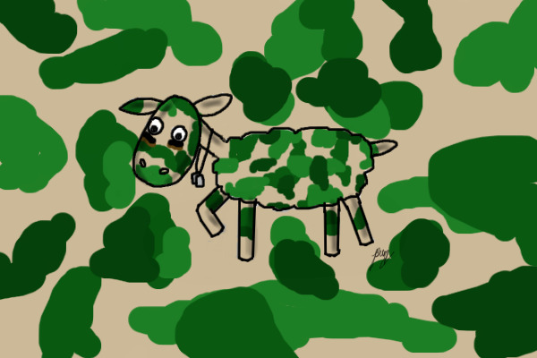 Army sheep! (edited)
