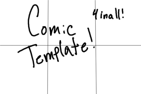 Comic Panel Template~!