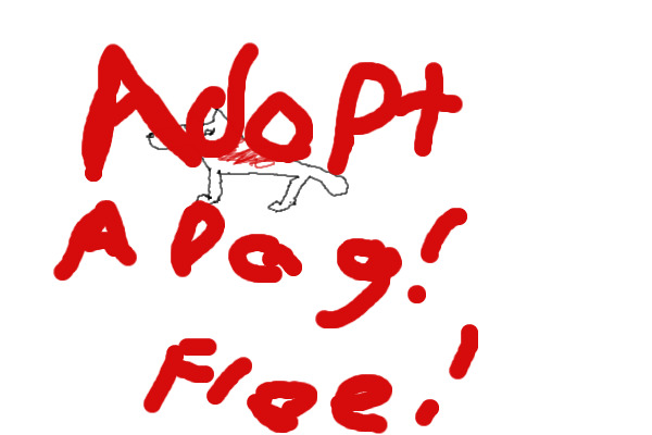 ADOPT A DOG! FREE!
