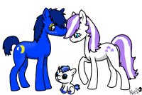 Shining armor and parents