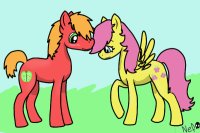 Pony Love Adopts ;; Big Mac X Fluttershy