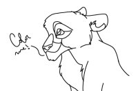Lion King-ish Lineart