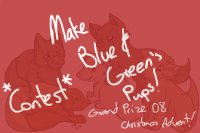 Blue And Green Pups Contest