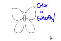 Color a Butterfly!