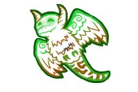 Rune Dragon tribal design - for Dragonfire13