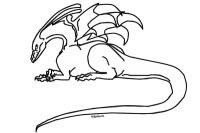 Dragon Editable (Fixed from original drawing)