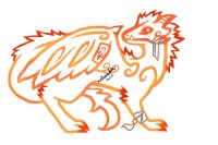 Rune Dragon tribal design - for Twisted_Swallow