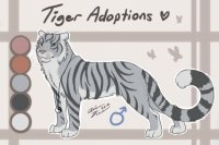 Tiger Adoptable #6 (Finished)