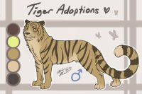 Tiger Adoptable #7 (Finished)