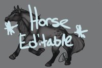 Simple Horse editable