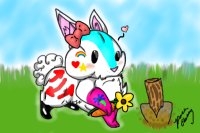 gardening bunny
