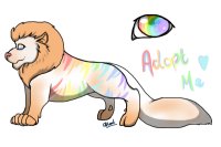 Adopt me: Rare rainbow stripe!