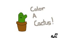 Color a Cactus :D