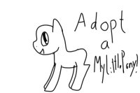 Adopt a my little pony!
