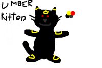 Umber the Umbreon Kat!  :D