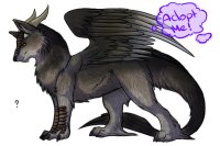 Woragon #17 ~Adopt me!~Gray Wolf
