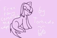 Free pony commissions and adopts :)