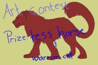 contest prize: tess horse & warrior cat