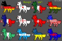 Flag Puppies!    ~FREE~