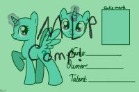 Design Me a Pony! Everyone Gets A Prize! -Winner's Up!-