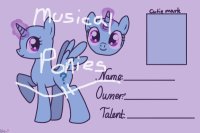 Shepard's Musical Pony Adopts!