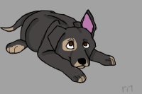 This is one of my characters as a dog