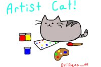 The Amazing Artist Cat!