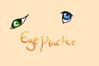 just practicing eyes